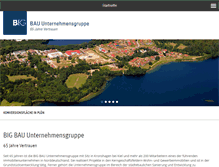 Tablet Screenshot of big-bau.de